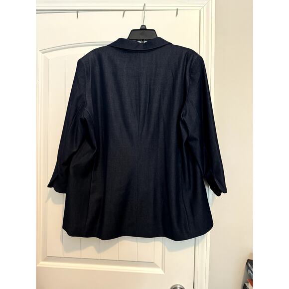 Investments New with Tags Women's Blazer size 18 Navy Blue - Picture 11 of 11